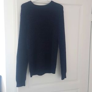 COS men's blue/black sweater